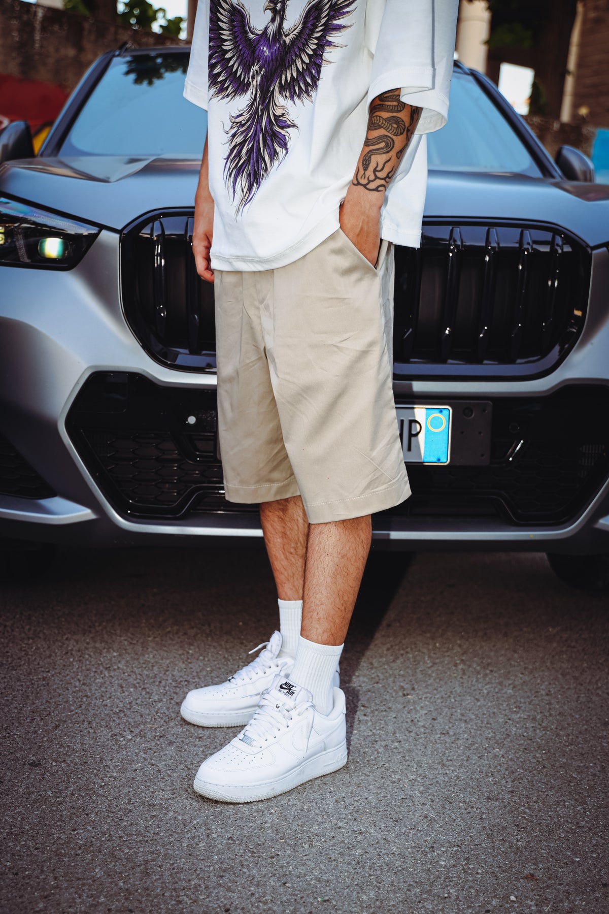 Short Basic Beige