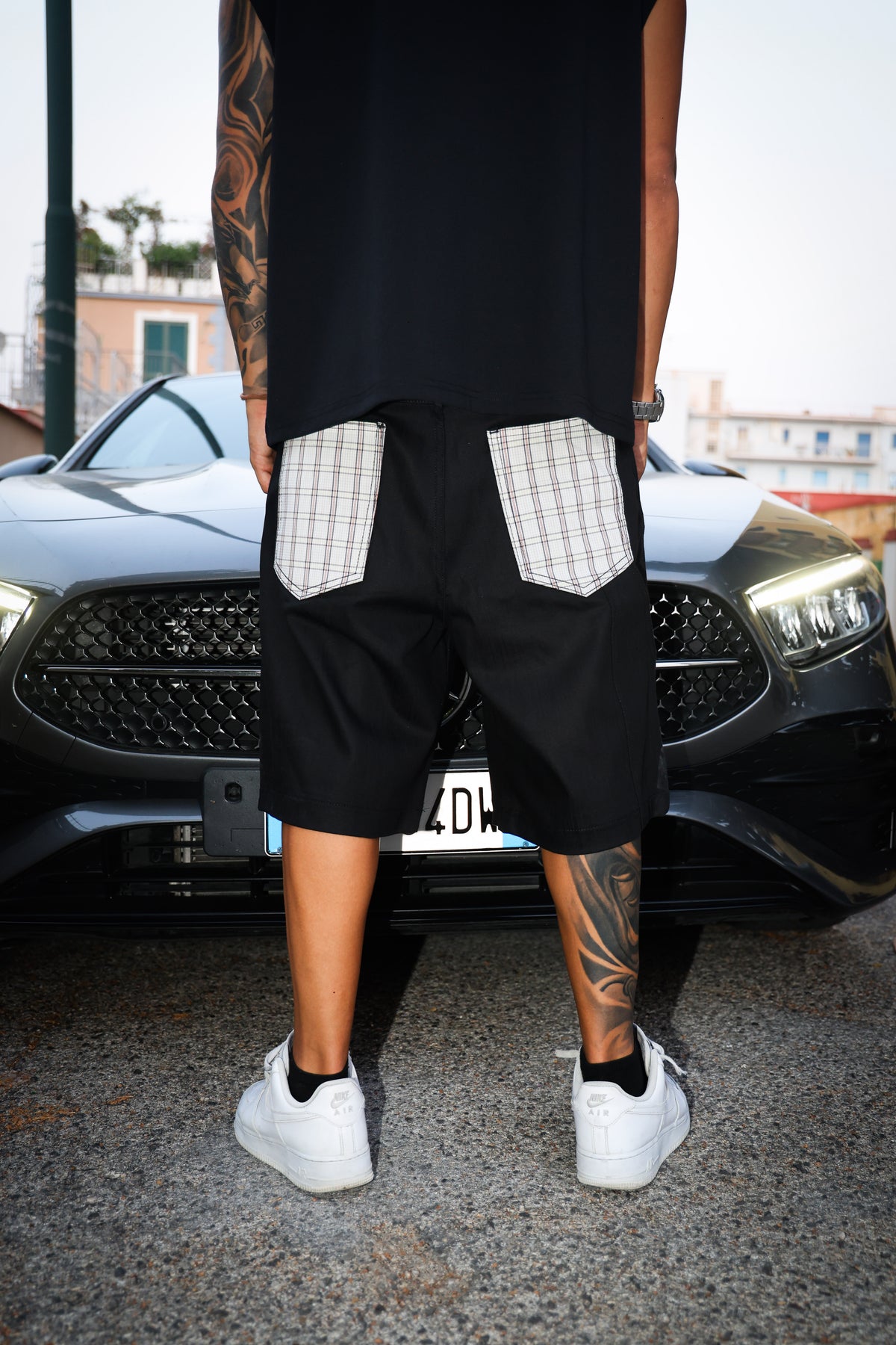 Short Denim Nero